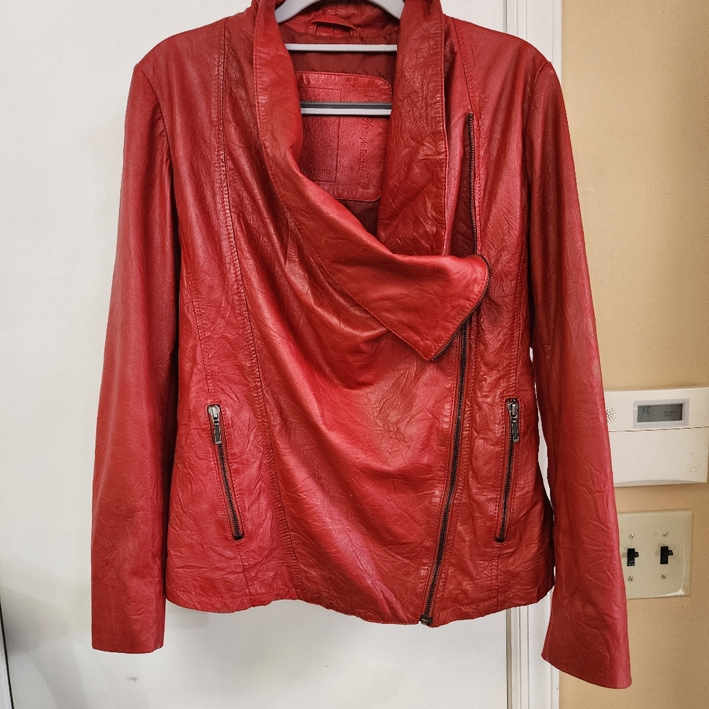 Cigno Nero Genuine Leather Jacket size 42.